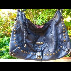 Authentic leather black purse